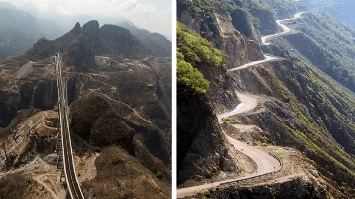 'El Espinazo del Diablo', la carretera que es el terror de los traileros en México