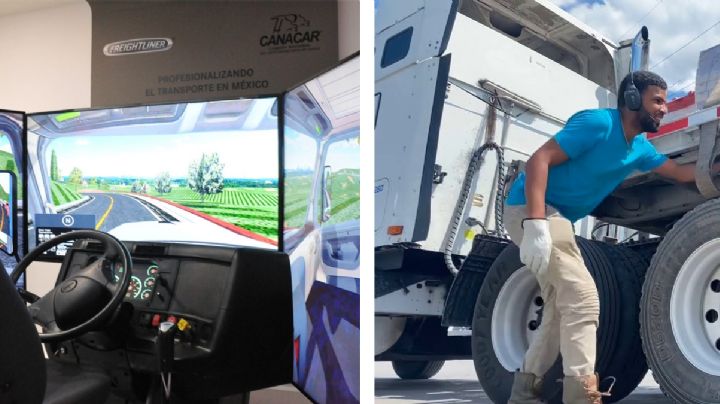 Manejar un tráiler: ¿es mejor aprender en una cabina de simulación o como ayudante en carretera?