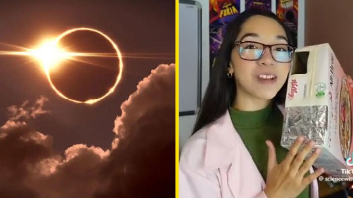 Eclipse solar 2023: con una caja de cereal podrás ver el evento astronómico | VIDEO