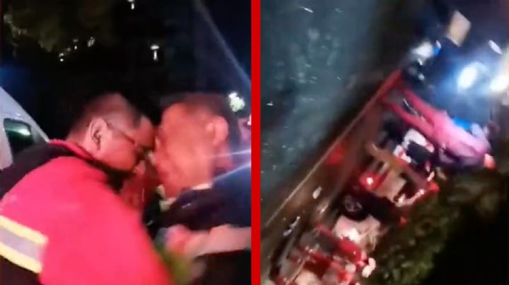 Paramédicos de CDMX se pelean y se olvidan de los lesionados | VIDEO
