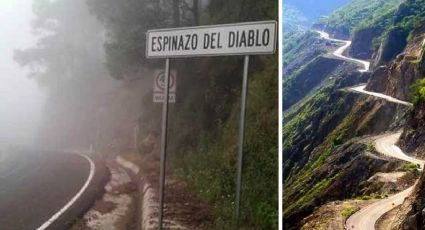 'Espinazo del Diablo': por este motivo traileros temen a esta carretera en México