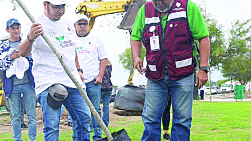 Se plantarán en total 600 árboles en distintos puntos de esta frontera.