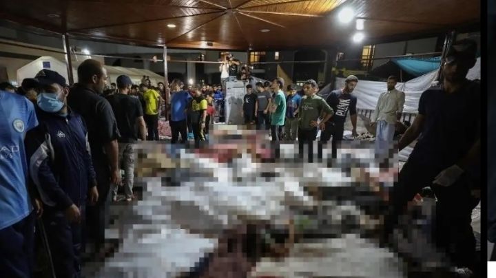 Bombardeo en hospital de Gaza deja cientos de muertos; calculan 500 víctimas