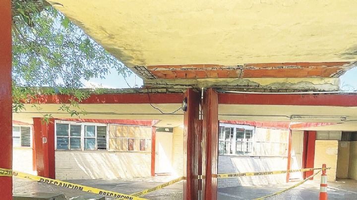 Se cae a pedazos la Secundaria Dos de Nuevo Laredo