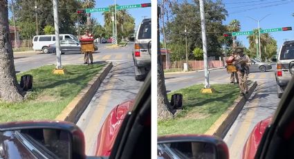 Organillero en Nuevo Laredo endulza el oído con su música nostálgica | VIDEO