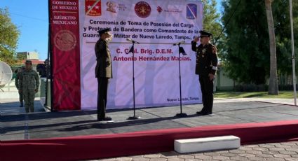 Toman Protesta de Bandera a nuevo comandante de la Guarnición de la Plaza