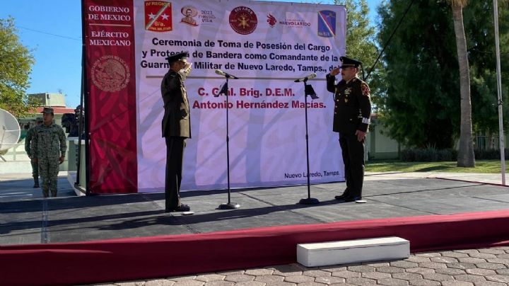 Toman Protesta de Bandera a nuevo comandante de la Guarnición de la Plaza