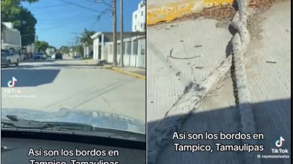 Tiktoker regio se burló de los 'topes' en Tampico, Tamaulipas