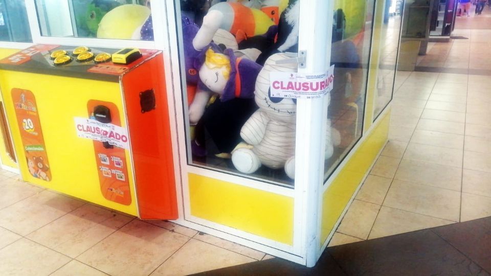 Peluches clausurados