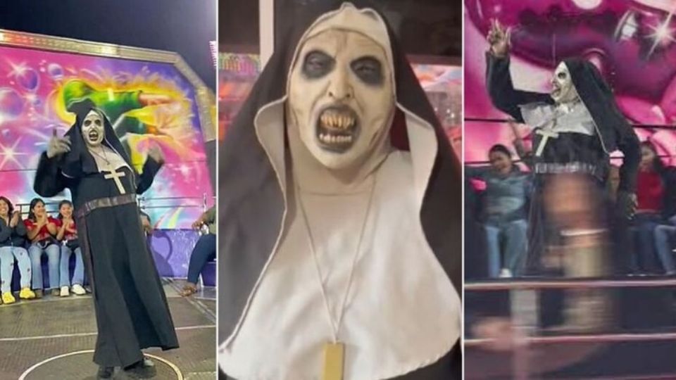 La atracción de este personaje de 'El Conjuro' es de las más solicitadas en toda la feria, haciéndose filas enormes para poder entrar