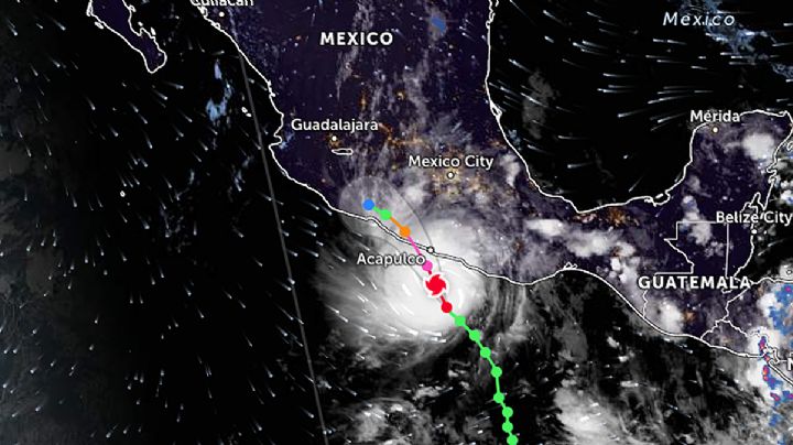 Huracán OTIS pegará a un lado de Acapulco en categoría 5, la máxima conocida