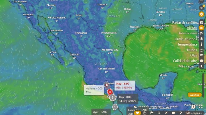 TRAYECTORIA EN VIVO: megahuracán Otis pega en Guerrero con más de 250 km/h | VIDEOS