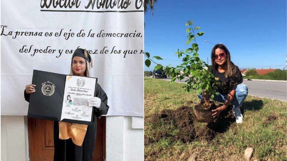 Joven que se hizo viral en redes por regalar árboles recibe importante reconocimiento en Tamaulipas