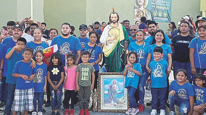 Muestra Nuevo Laredo su fe en San Judas Tadeo