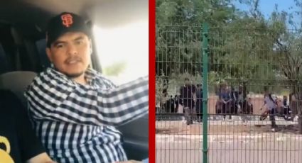 Tras pelea en CBTIS 40 de Guaymas, padre entrega a su hijo al MP | VIDEO