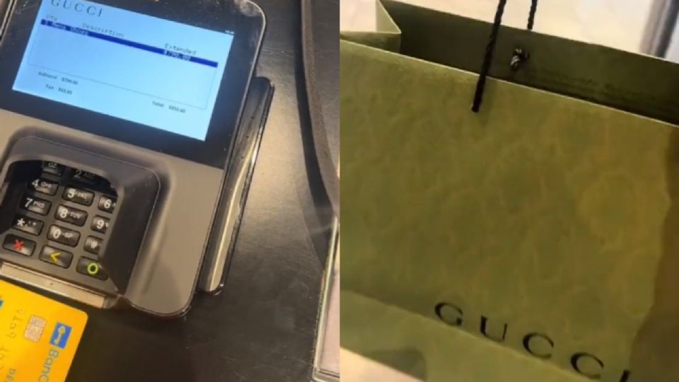 TikTok: Mujer pagó en Gucci con su tarjeta de Coppel