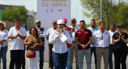 Alcaldesa entrega obras de infraestructura al sur de Nuevo Laredo