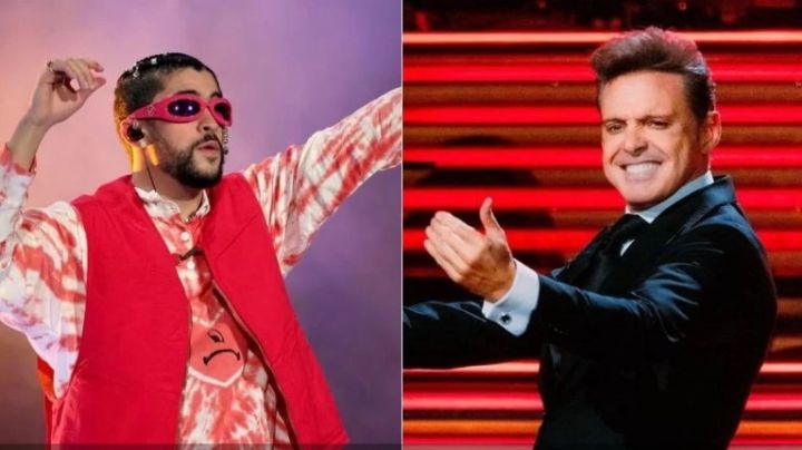 Bad Bunny asiste a concierto de Luis Miguel en Nueva York