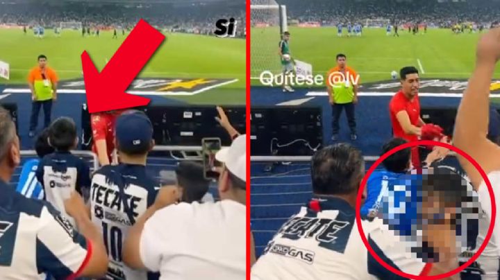 Aficionado de Rayados del Monterrey quita a niño para que familiar recibiera playera de Andrada