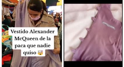 Compra vestido de 80 pesos en la paca y descubre que costaba una fortuna | VIDEO