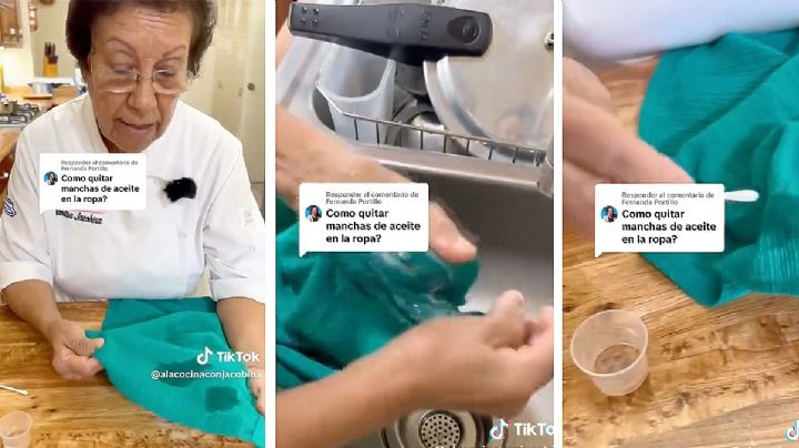 Abuelita revela secreto fácil para desmanchar ropa y causa furor en TikTok | VIDEO