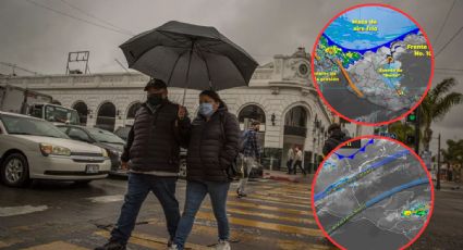 Frente Frío 10 y 11 traerán lluvias y bajas temperaturas a las en estas regiones