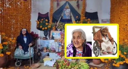 Le ponen altar a 'Mamá Coco' en Michoacán, murió hace un año