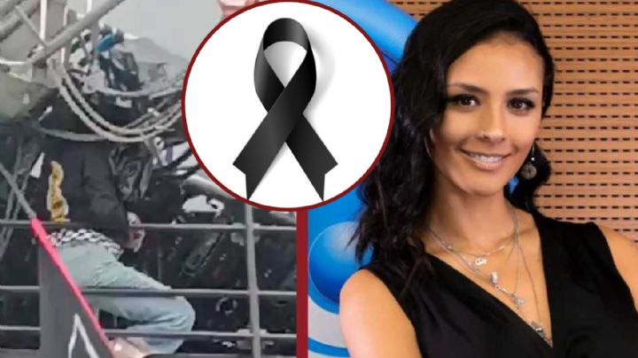 Muere reconocida periodista tras caerle pantalla gigante en autódromo | VIDEO