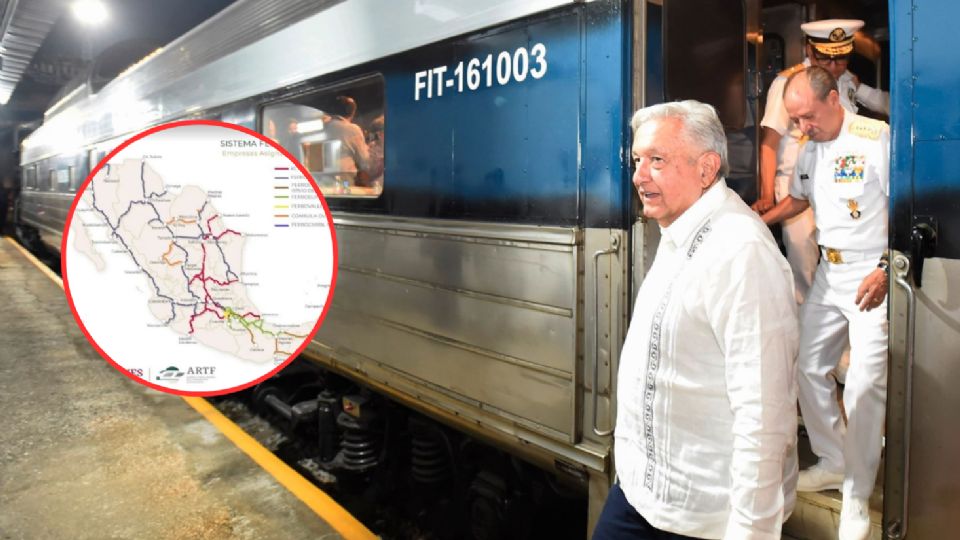 Regreso de tren de pasajeros