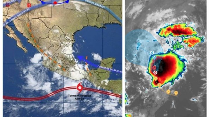 Tormenta tropical 'Ramón' se forma en el Pacífico; esta es su trayectoria