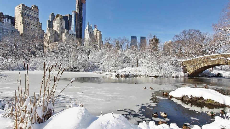 Nueva York es una de las ciudades de EU con frío y nieve en invierno