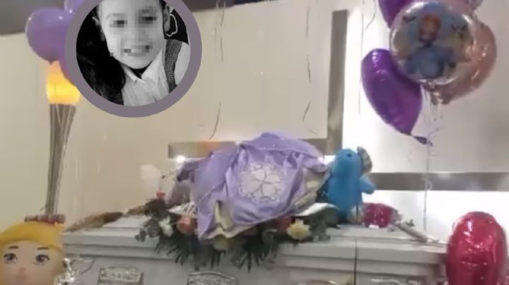 Desgarrador funeral a niña de 5 años que murió atropellada; le cumplen su último deseo