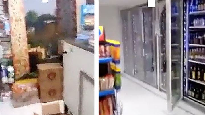Oxxo embrujado: puertas se azotan y objetos salen volando; empleados graban poltergeist | VIDEO