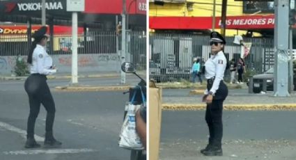 Buscan a hermosa policía vial; roba los corazones de los conductores | VIDEO