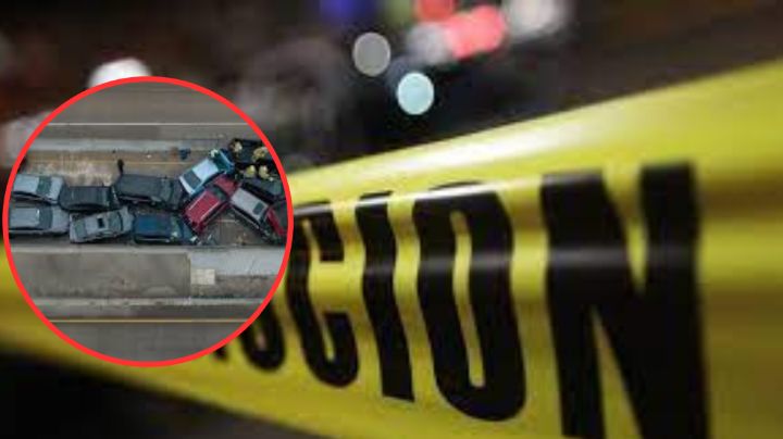 Laredo, Texas: al menos 10 vehículos personificaron un megachoque en la Interestatal 35