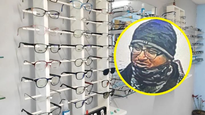 Policía de Laredo busca a ladrón de óptica; darán hasta mil dólares