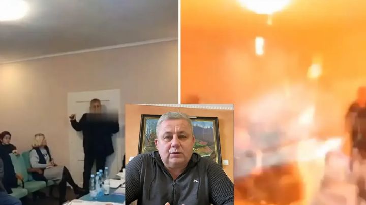 Hombre lanza varias granadas durante reunión en Ucrania; 26 personas heridas | FUERTES IMÁGENES