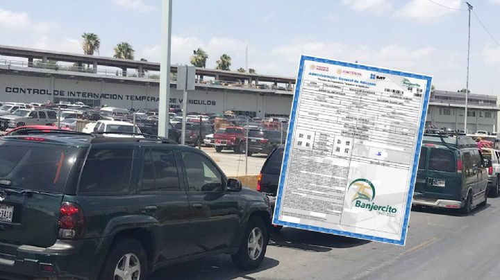 Trámite de permiso para que auto un americano viaje al interior de México