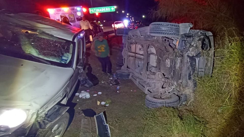 Aparatoso accidente a la altura del Parque Viveros