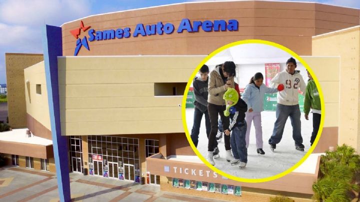 Habrá fiesta navideña GRATIS, con patinaje sobre hielo en el Sames Auto Arena