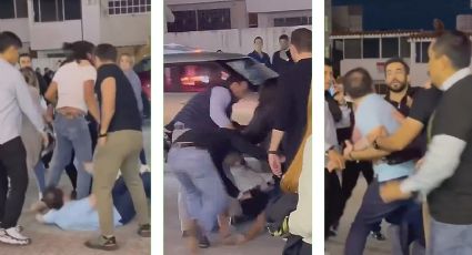 'Esto no le gusta a Luis Miguel, es de nacos', gritan mientras se desata pelea de mirreyes | VIDEO