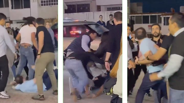 'Esto no le gusta a Luis Miguel, es de nacos', gritan mientras se desata pelea de mirreyes | VIDEO