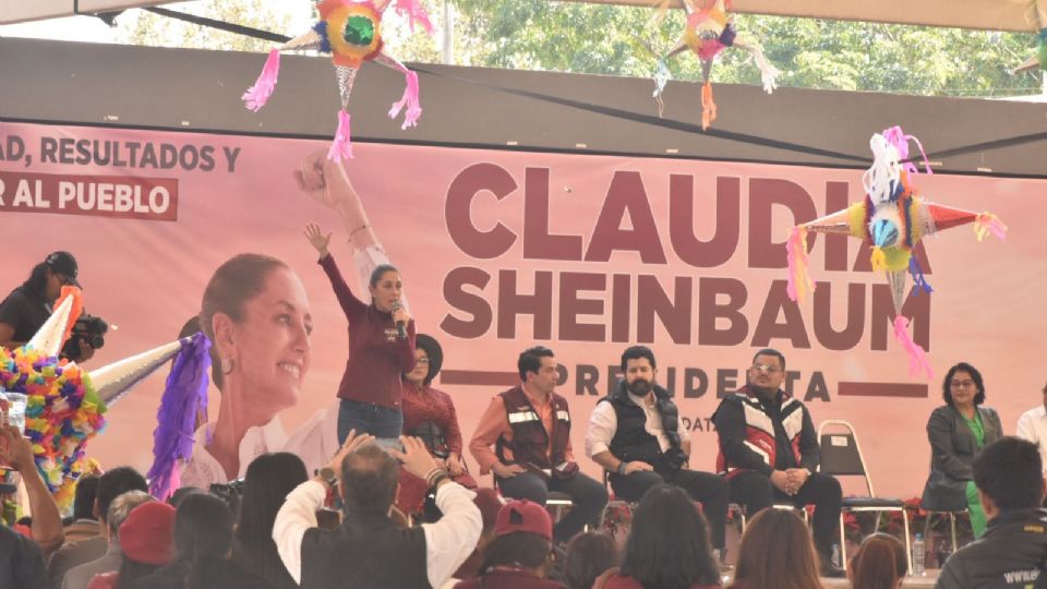 Este miércoles Claudia Sheinbaum estuvo en Tamaulipas.