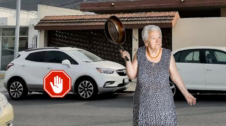 Auto estacionado afuera de cochera no te deja salir, ¿qué hacer?