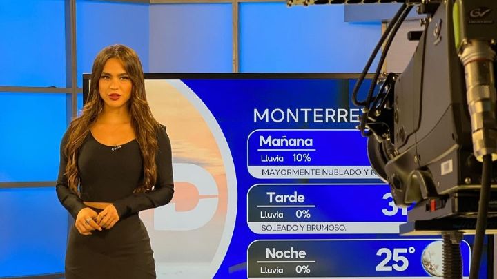 Escultural chica del clima se equivoca en noticiero al aire y enfurece; esta fue su reacción | VIDEO