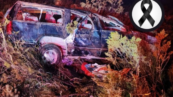 Mueren antes de celebrar Navidad: Suburban vuelca y fallecen dos; hay 10 heridos