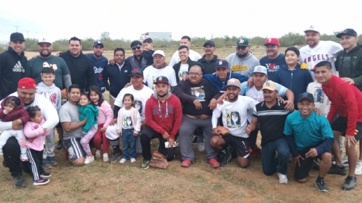Celebran juego de softbol en memoria de don Pedro Samaniego