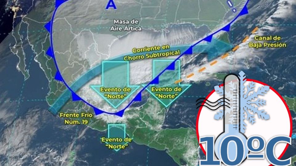 ¡No guardes la chamarra! Se vienen 4 días de intensos fríos en gran parte del norte del país