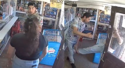 Depravado entra a tienda y ataca a mujer; dama se defiende y lo encierra