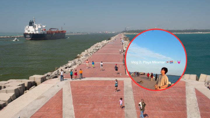 Coreano visita a Tamaulipas por Navidad y se enamora de su comida y atractivos turísticos